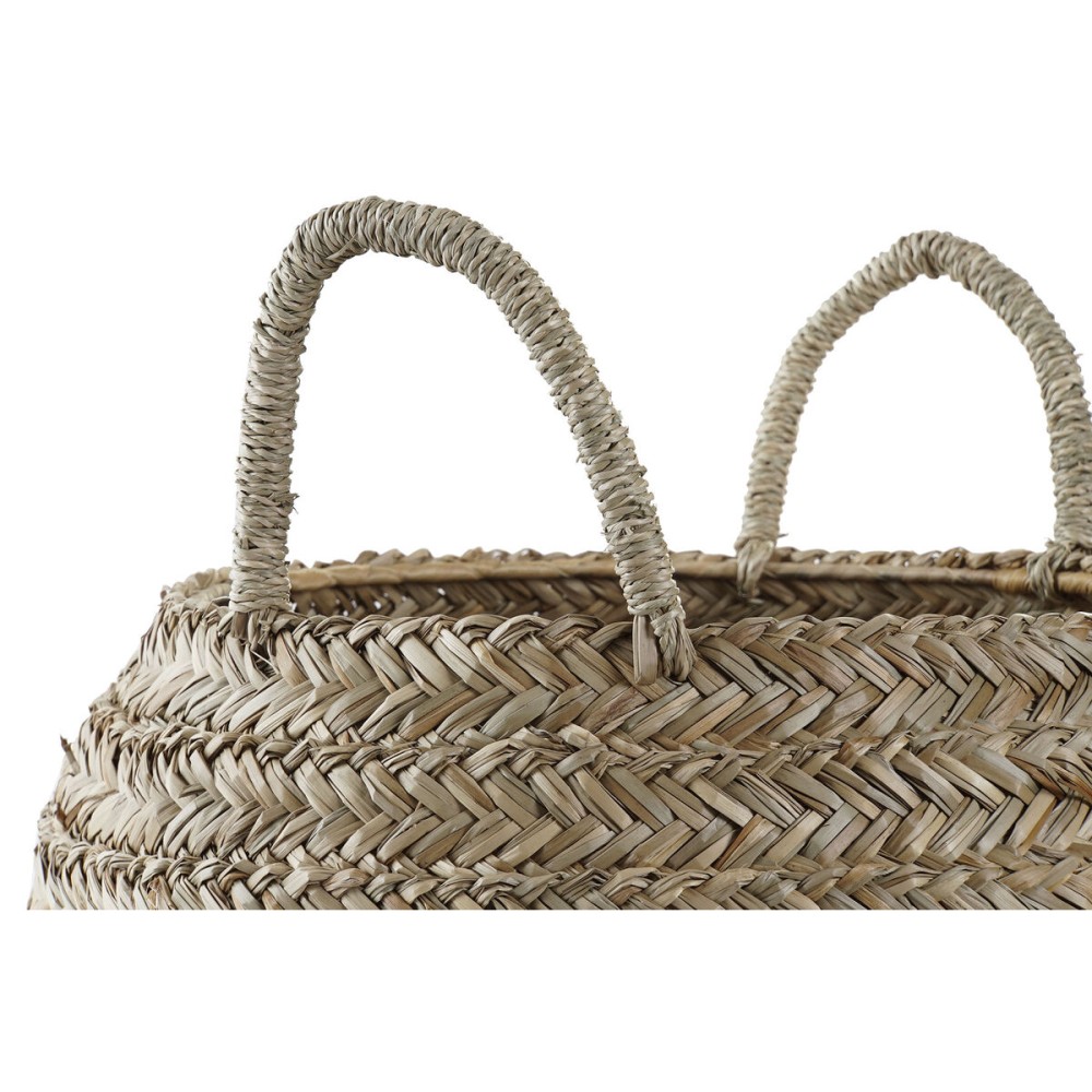 Panier décoratif DKD Home Decor Naturel Herbier marin