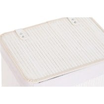 Lot de paniers DKD Home Decor Blanc Bambou 40 x 30 x 46 cm 5 Pièces