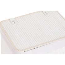 Set of Baskets DKD Home Decor White Bamboo 40 x 30 x 46 cm 5 Pieces