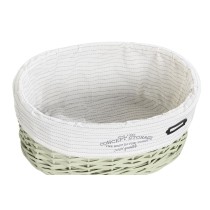 Lot de paniers DKD Home Decor Vert osier 51 x 37 x 56 cm 5 Pièces