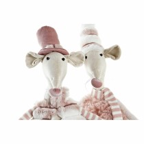 Figurine Décorative DKD Home Decor Rose Souris 16 x 11 x 55 cm (2 Unités)