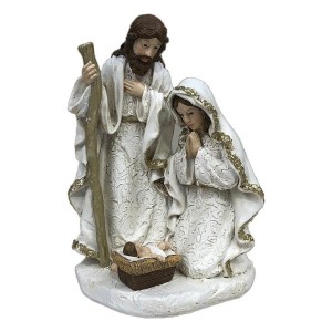 Weihnachtskrippe DKD Home Decor Harz (2 Stück) (12 x 10 x 19 cm)