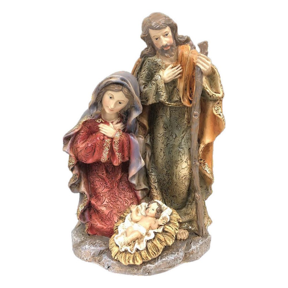 Weihnachtskrippe DKD Home Decor Harz (2 Stück) (12 x 10 x 19 cm)