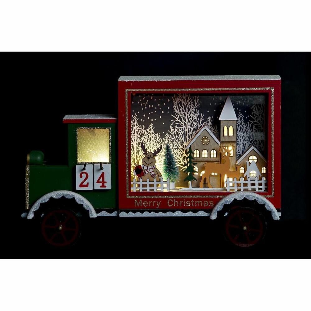 Calendrier de l’Avent DKD Home Decor Camion Lumière LED
