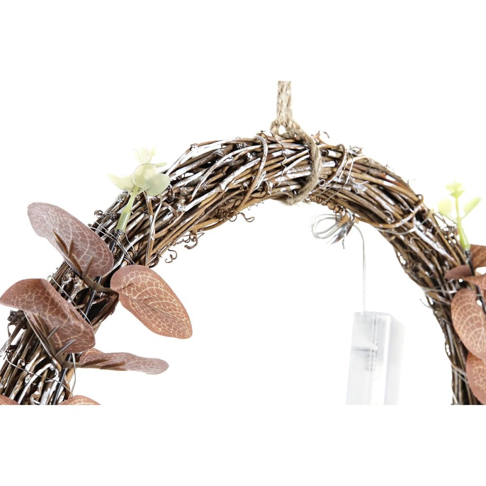 Décorations de Noël DKD Home Decor Lumière LED Arbre (2 Unités) (30 x 2 x 30 cm)