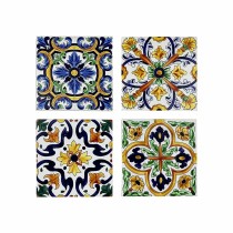 Coasters DKD Home Decor Tile 4 Units (10,8 x 10,8 x 0,7 cm)