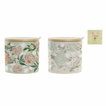 Sugar Bowl DKD Home Decor Bamboo Dolomite (7,5 x 7,5 x 7,5 cm)