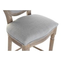 Hocker DKD Home Decor Grau Hellgrau Tanne 48 x 42 x 121 cm