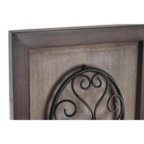 Figurine Décorative DKD Home Decor Finition vieillie Métal Bois Couverts (24 x 5 x 99 cm) (2 Unités)