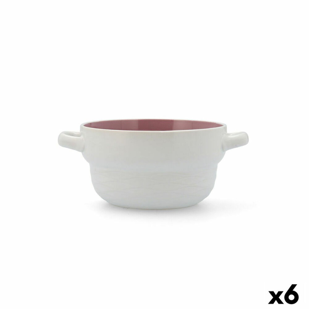 Suppenschalen Quid Vita Peoni Rosa 500 ml (6 Stück)
