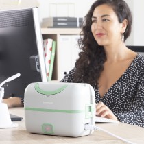 Lunch Box Électrique à Vapeur 3 en 1 avec Recettes Beneam InnovaGoods