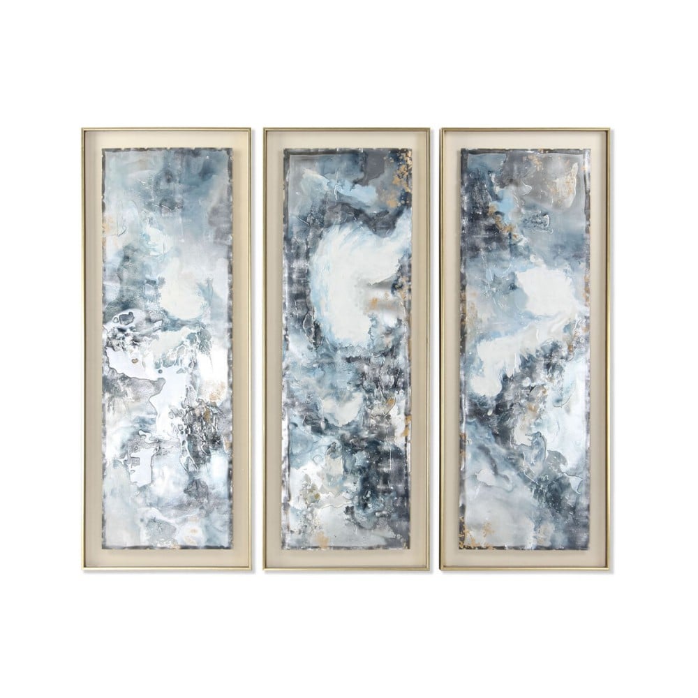 Leinwand DKD Home Decor polystyrol Leinwand 53,5 x 5 x 140 cm (3 Stücke)