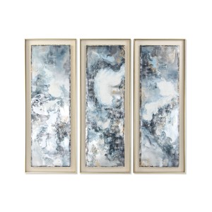 Leinwand DKD Home Decor polystyrol Leinwand 53,5 x 5 x 140 cm (3 Stücke)