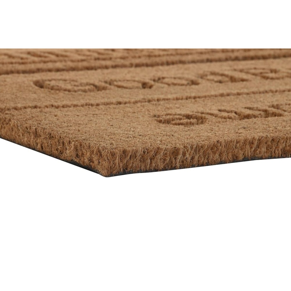 Doormat DKD Home Decor Brown Rubber Coconut (75 x 45 x 2,3 cm) (2 Units)