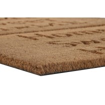 Fußmatte DKD Home Decor Braun Gummi Coco (75 x 45 x 2,3 cm) (2 Stück)