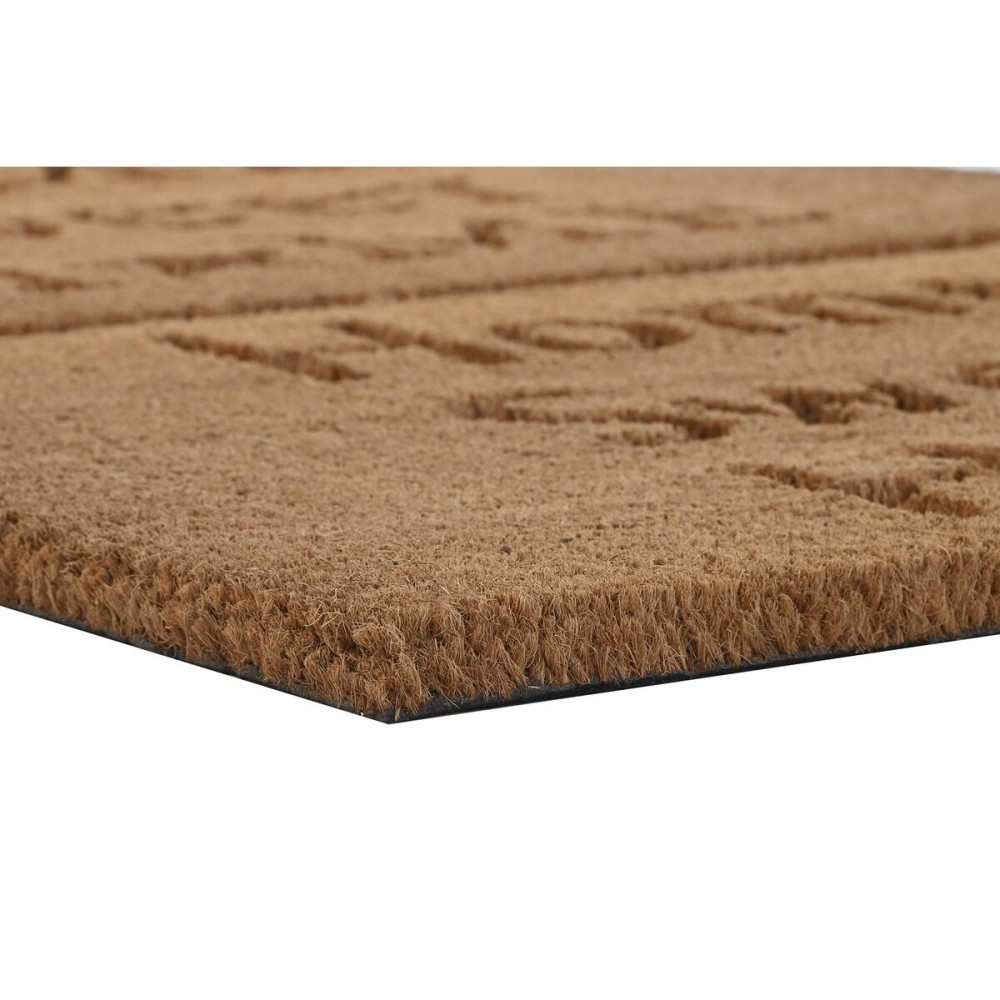 Paillasson DKD Home Decor Marron Caoutchouc Coco (75 x 45 x 2,3 cm) (2 Unités)