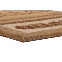 Doormat DKD Home Decor Brown Rubber Coconut (75 x 45 x 2,3 cm) (2 Units)
