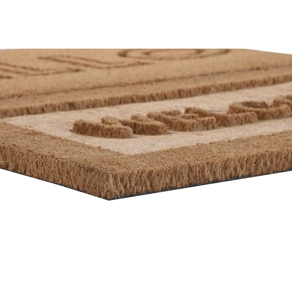 Paillasson DKD Home Decor Marron Caoutchouc Coco (75 x 45 x 2,3 cm) (2 Unités)