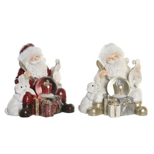 Weihnachtsschmuck DKD Home Decor Harz (2 Stück) (14 x 12 x 14 cm)