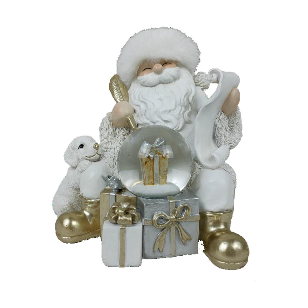 Weihnachtsschmuck DKD Home Decor Harz (2 Stück) (14 x 12 x 14 cm)