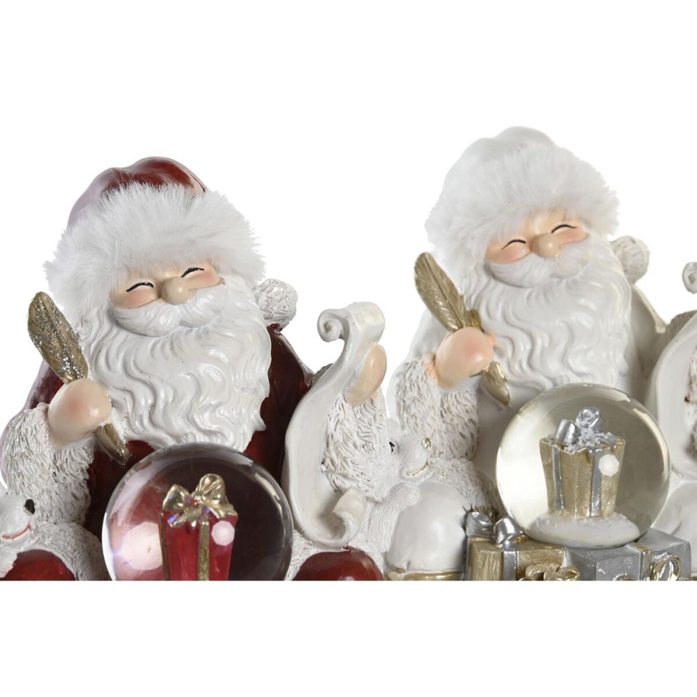Décorations de Noël DKD Home Decor Résine (2 Unités) (14 x 12 x 14 cm)