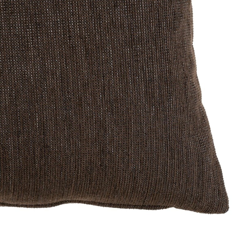 Coussin Polyester Coton Marron 50 x 30 cm