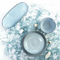 Schale Quid Boreal Blau aus Keramik 16 cm (6 Stück)