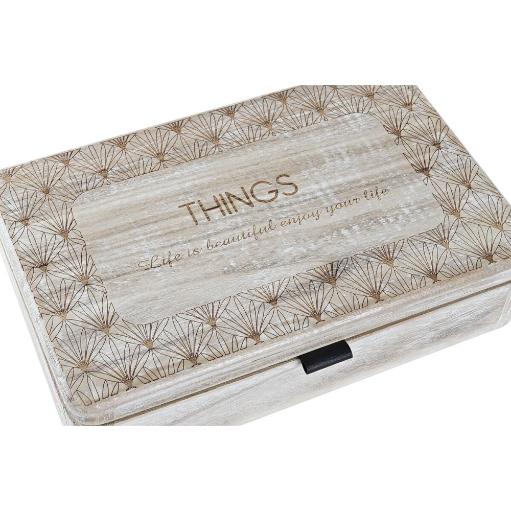 Dekorative Box DKD Home Decor natürlich Holz MDF (2 Stück)