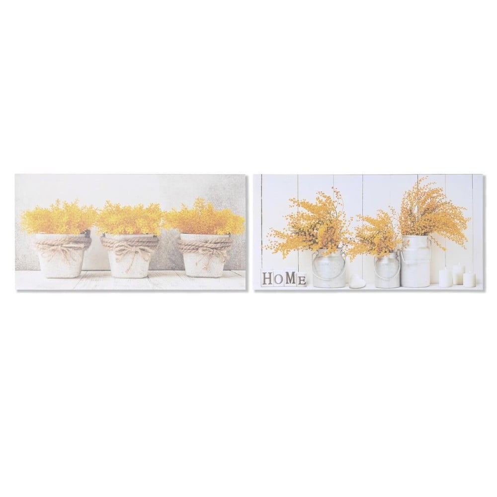 Leinwand DKD Home Decor Kiefer Leinwand 60 x 1,8 x 30 cm