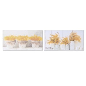 Leinwand DKD Home Decor Kiefer Leinwand 60 x 1,8 x 30 cm