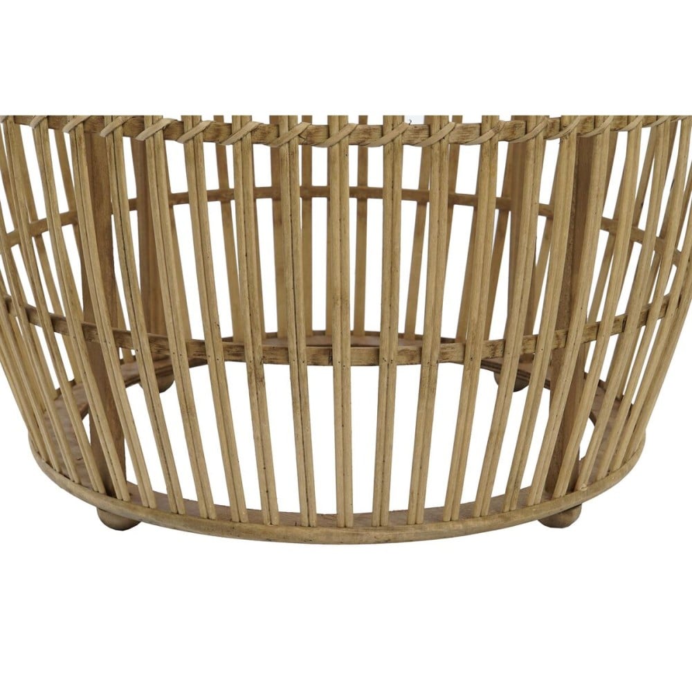 Satz mit 2 Tischen DKD Home Decor Hellbraun 70 x 70 x 50 cm