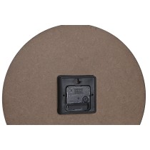 Horloge Murale DKD Home Decor Noir Multicouleur Fleurs Moderne Bois MDF (34 x 4 x 34 cm) (3 Unités)