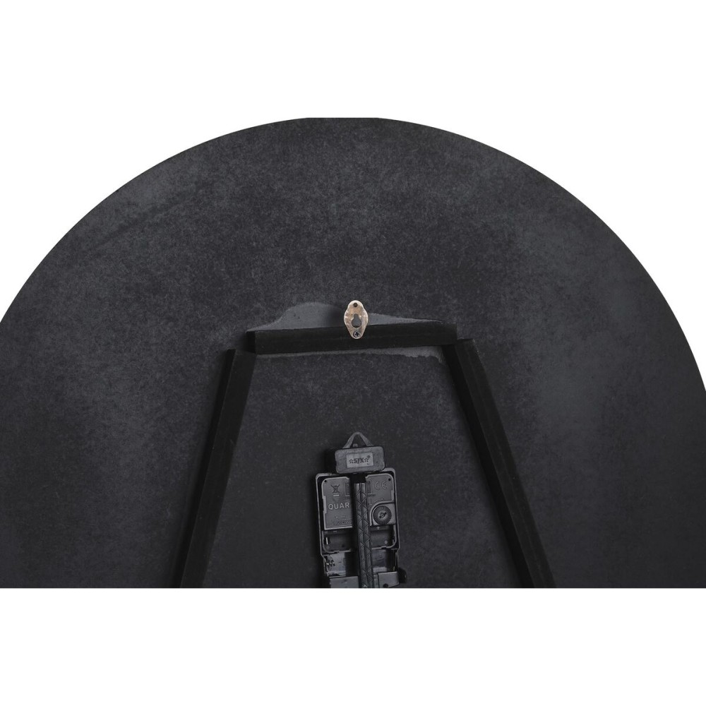 Wall Clock DKD Home Decor Black Metal White Vintage MDF Wood (58 x 8 x 58 cm) (2 Units)