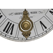 Horloge Murale DKD Home Decor Noir Métal Blanc Vintage Bois MDF (58 x 8 x 58 cm) (2 Unités)