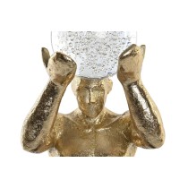Deko-Figur DKD Home Decor Schwarz Gold Harz Herren Moderne (17 x 16 x 31,5 cm)