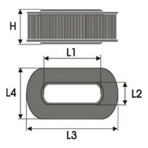 Luftfilter Green Filters R727426