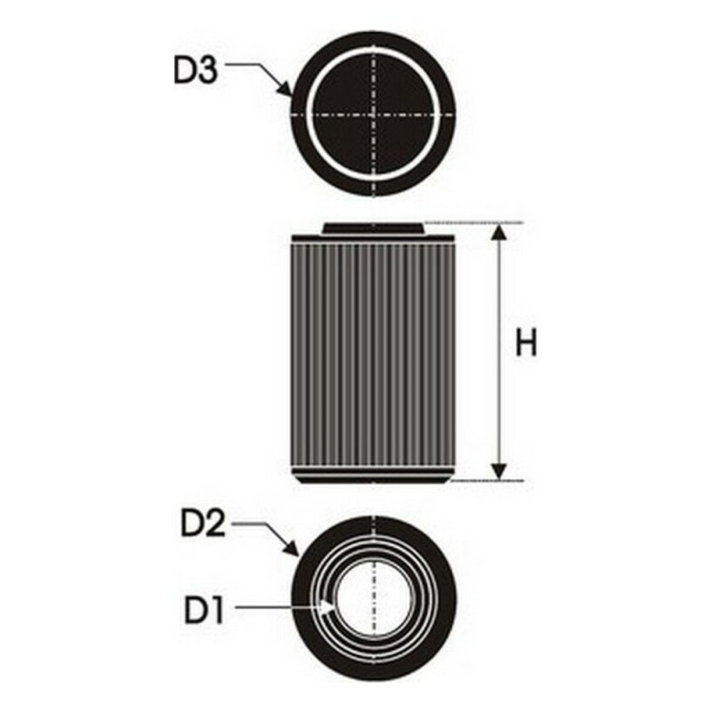 Air filter Green Filters G491608