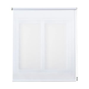 Store à enrouleur Stor Planet Clip&Fix Night&Day Blanc 150 x 180 cm