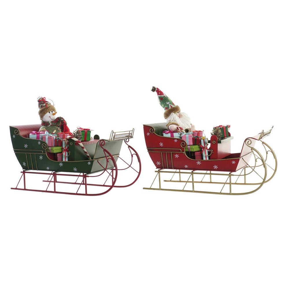 Weihnachtsschmuck DKD Home Decor Metall (38 x 19 x 35 cm) (2 Stück)