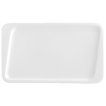 Flacher Teller Quid Chef Weiß aus Keramik 30 x 18 cm (6 Stück) (Pack 6x)