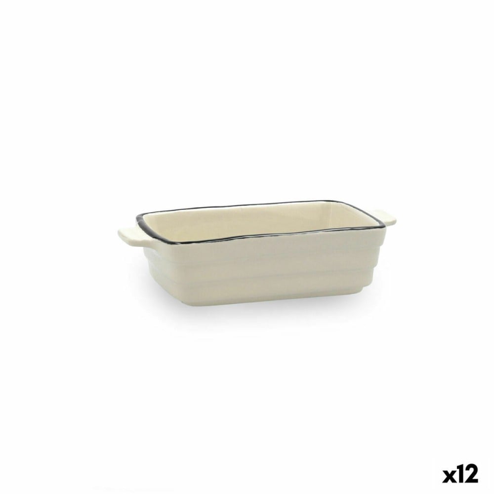 Saucepan Quid Cocco White Ceramic 16 x 9 x 4 cm (12 Units)