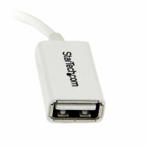 Mikro USB auf USB Verbindungskabel Startech UUSBOTGW             Weiß