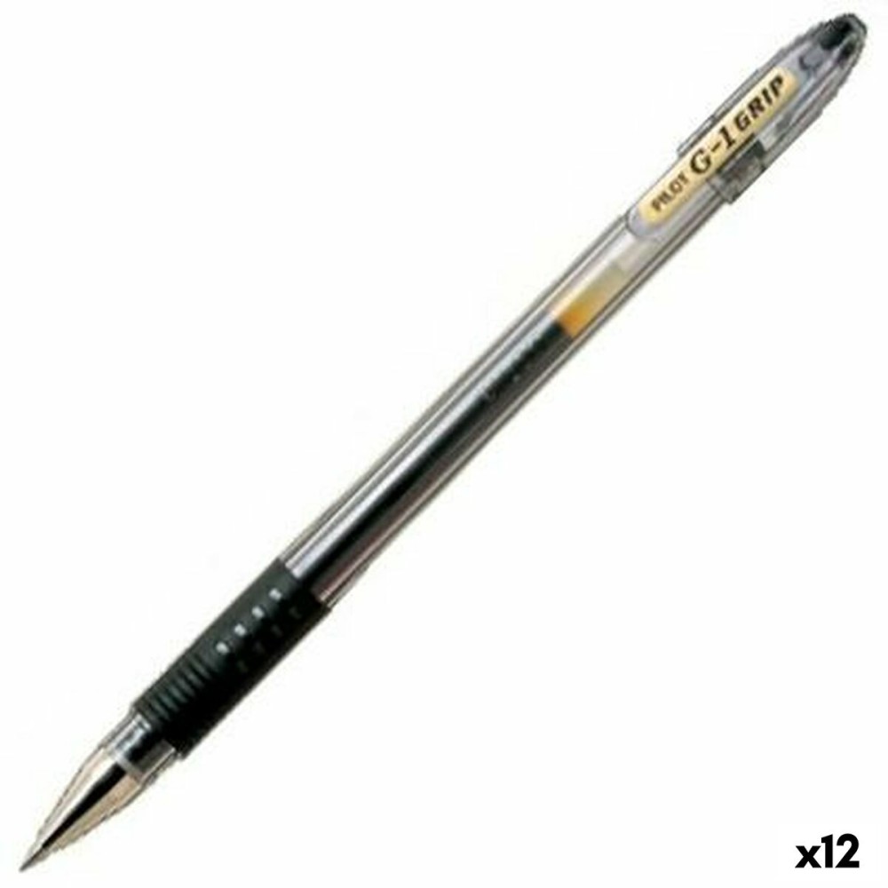 Crayon Roller Pilot G-1 Noir 0,32 mm (12 Unités)