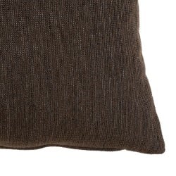 Coussin Polyester Coton Marron 45 x 45 cm