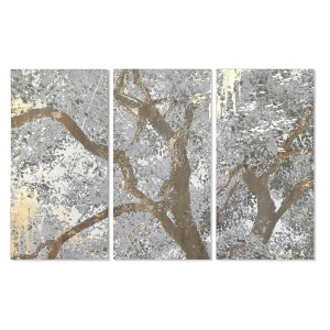 Leinwand DKD Home Decor Leinwand Holz MDF 150 x 3,8 x 100 cm (3 Stücke)