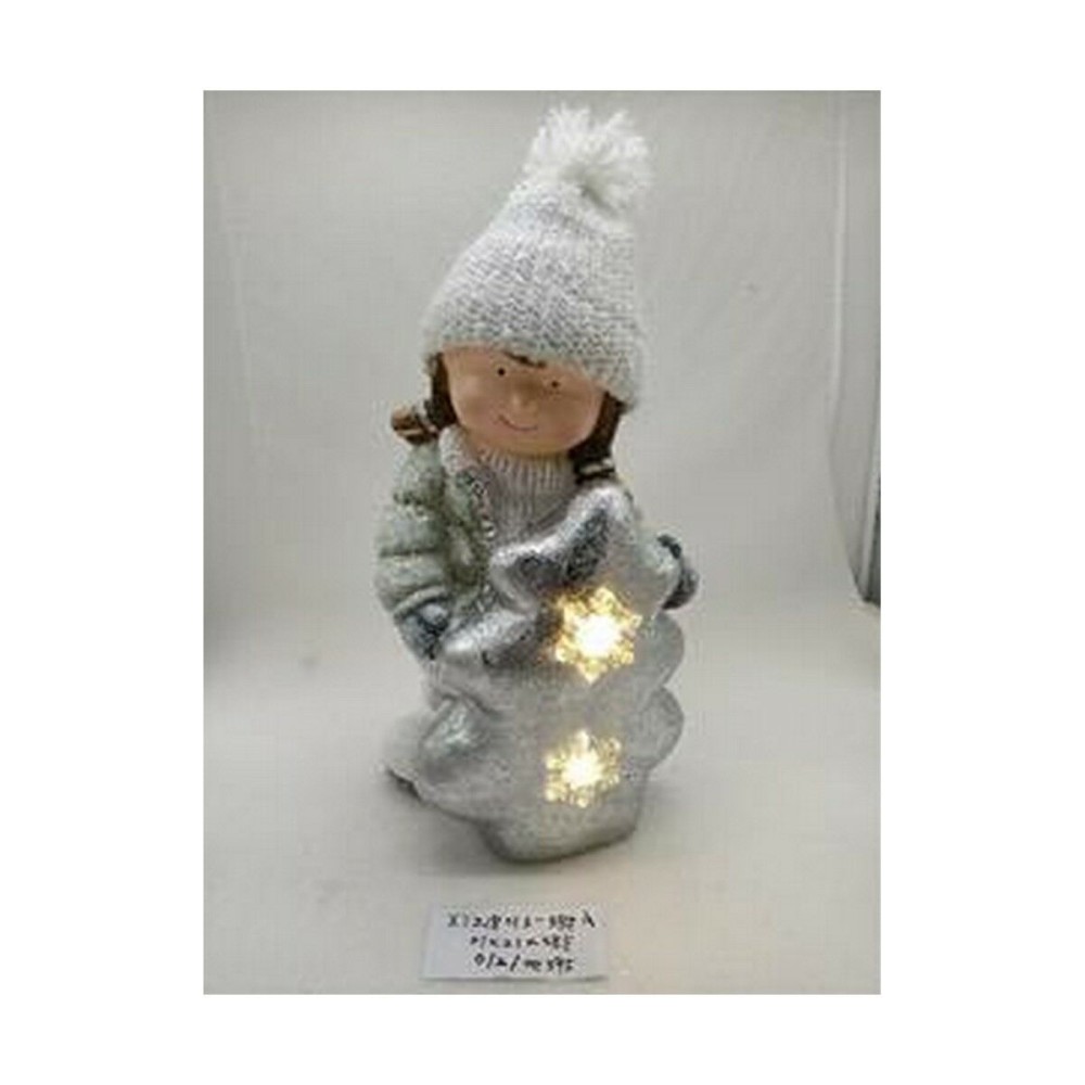 Weihnachtsschmuck DKD Home Decor Kinder Magnesium (25,5 x 18,5 x 39,5 cm) (2 Stück)