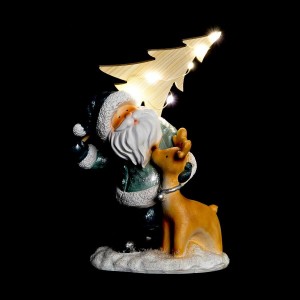 Weihnachtsschmuck DKD Home Decor Harz (18 x 11 x 23,5 cm) (3 Stück)