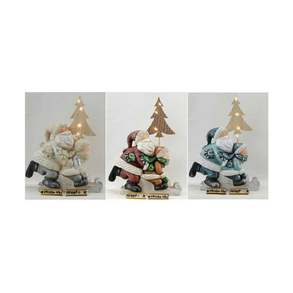 Weihnachtsschmuck DKD Home Decor Harz (20 x 9 x 22 cm) (3 Stück)