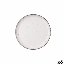 Assiette à dessert Quid Duna Beige Céramique 20 x 2,5 cm (6 Unités)