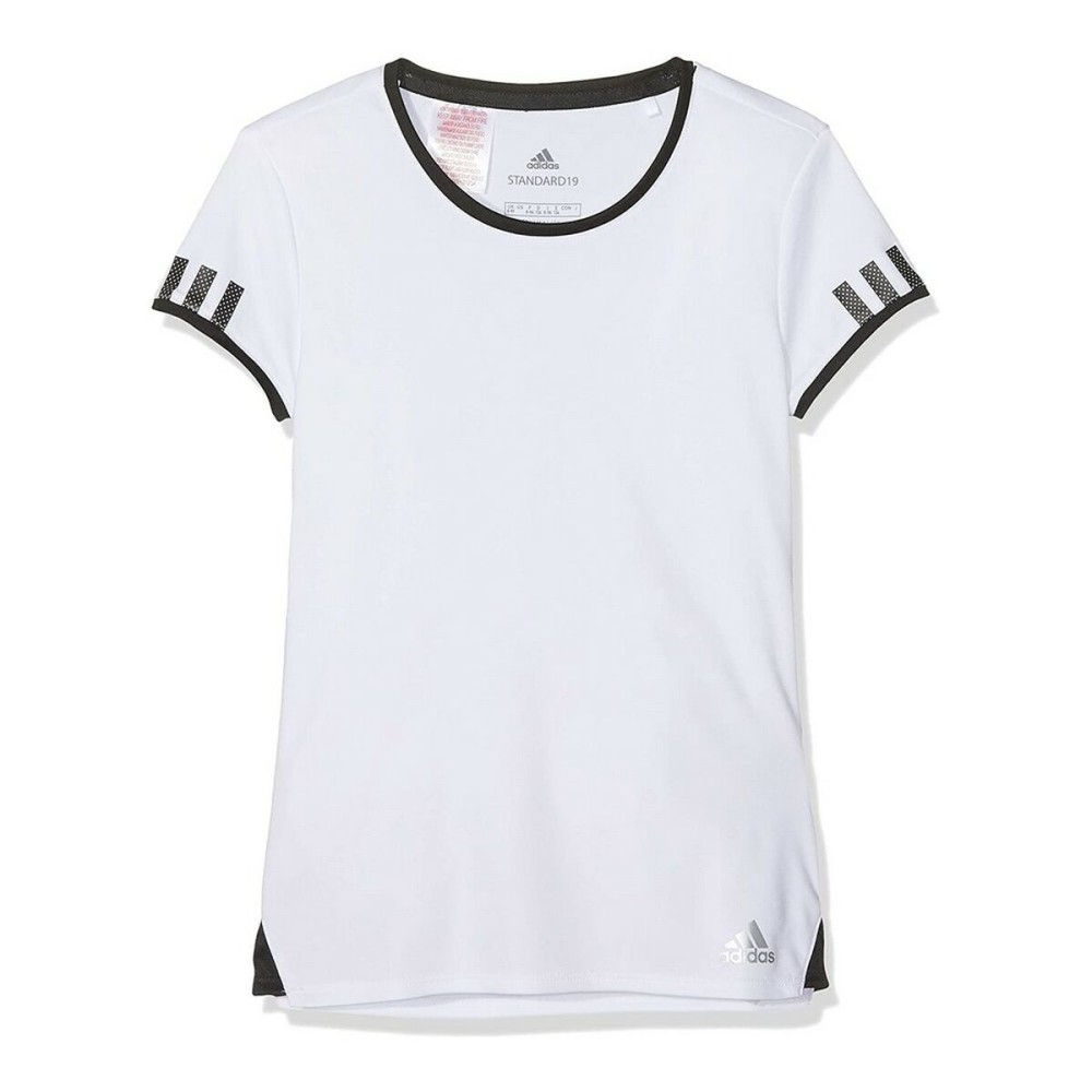 T shirt à manches courtes Enfant Adidas CLUB TEE DU2464 Blanc Polyester